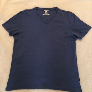 Calvin Klein Men’s Blue V-Neck Tee